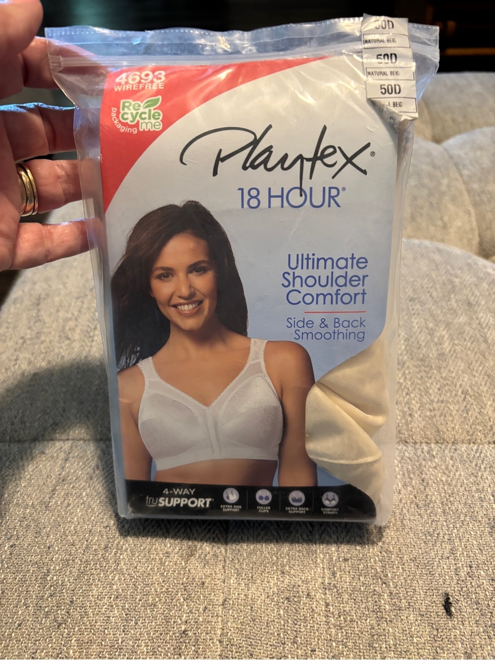 Playtex 18 Hour Bra Sz 50D